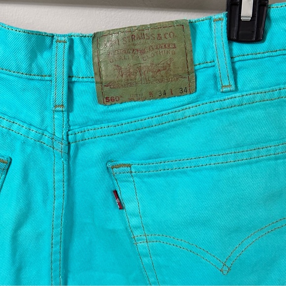 LEVI’S Vintage Custom died Cut off High Rise denim Shorts - Picture 5 of 10